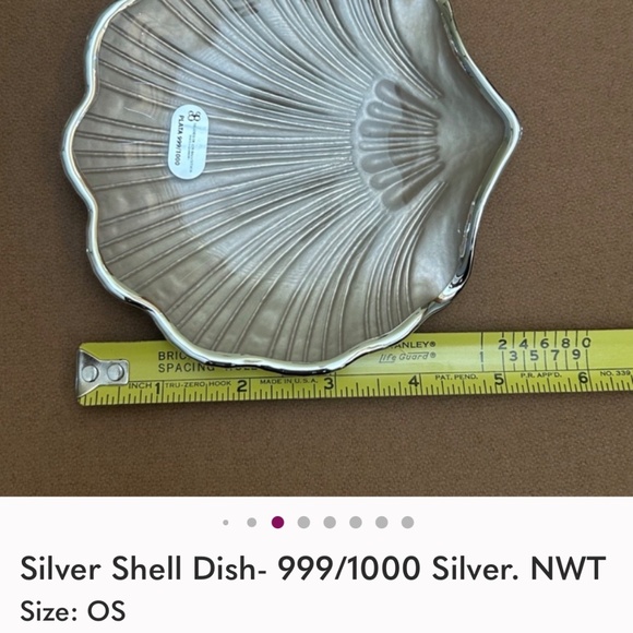 Silver Shell Dish - Plata 999/1000. NWT - Picture 5 of 9